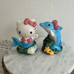 Bluesky Clayworks Hello Kitty Mermaid Salt and Pepper Shaker Set
